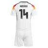 Conjunto (Camiseta+Pantalón Corto) Alemania Musiala 14 Primera Equipación Euro 2024 - Niño